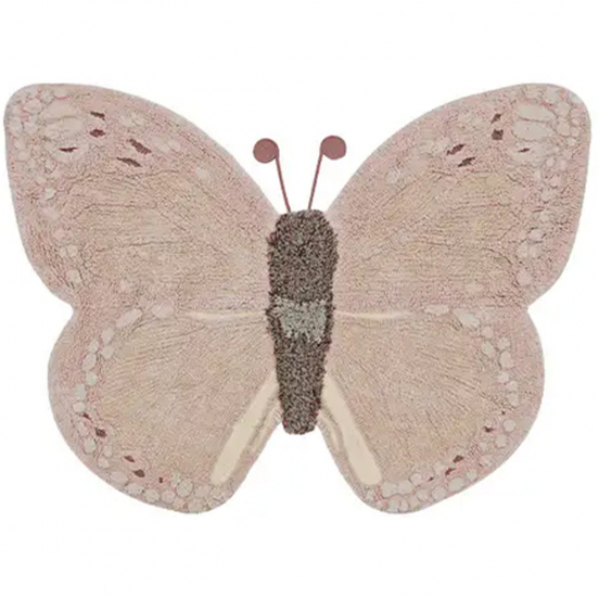 lorena canals vloerkleed butterfly - 90x120 cm