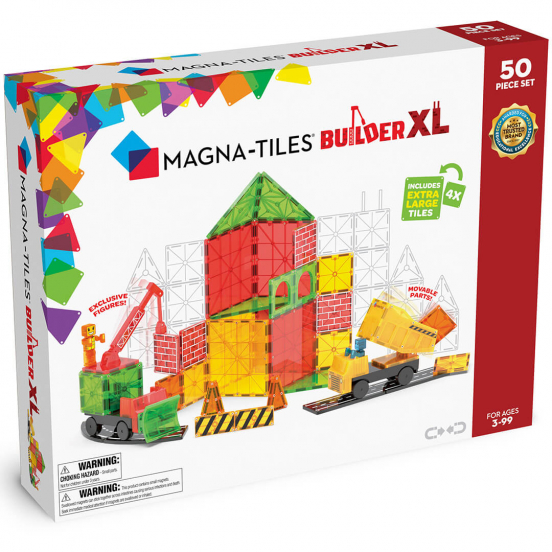 magna-tiles magnetische tegels builder xl - 50st