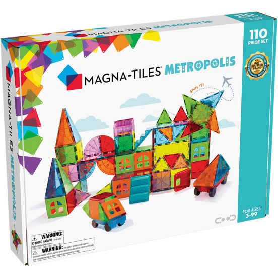 magna-tiles magnetische tegels metropolis - 110st
