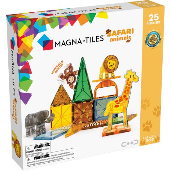 magna-tiles magnetische tegels safari animals - 25st