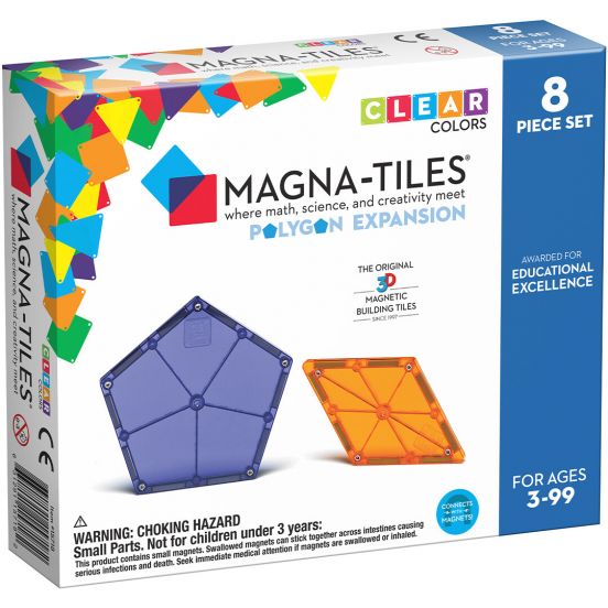 magna-tiles uitbreidingsset polygons - 8st 