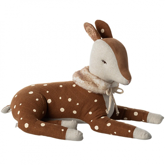 maileg knuffelhert bambi - off white - 36 cm 