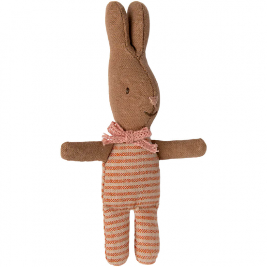 maileg knuffelkonijn - my - stripes - 11 cm