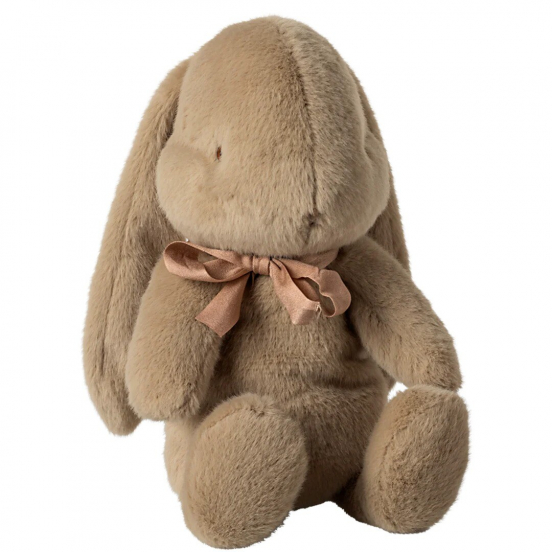 maileg knuffelkonijn bunny plush - dusty brown - 34 cm