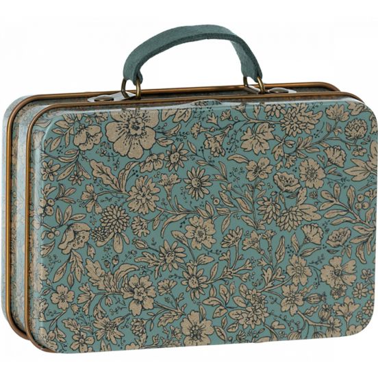 maileg koffertje blossom blue - 11 cm