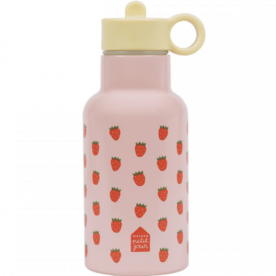 maison petit jour rvs drinkfles aardbeien - 350 ml
