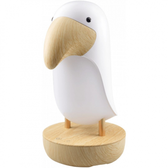 mary's nachtlampje met bluetooth speaker toucan - wit