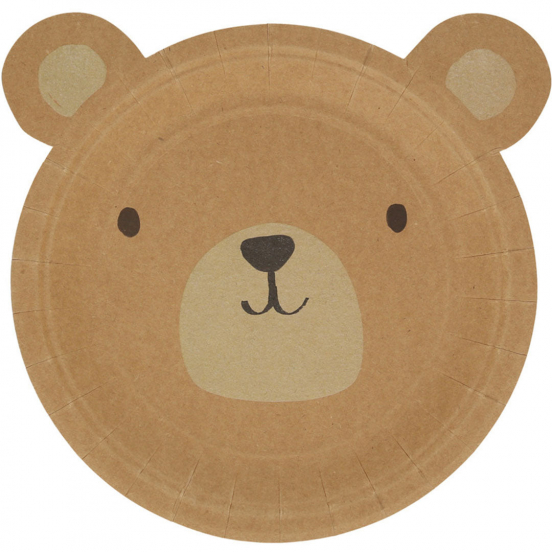 meri meri borden woodland bear - 8st