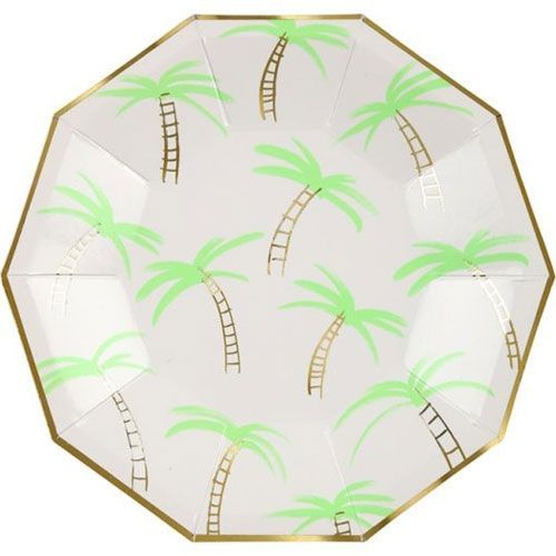 meri meri bordjes palmbomen - small (8st)