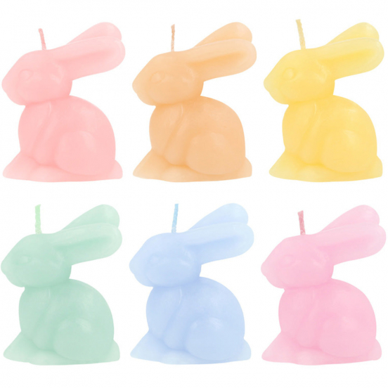 meri meri feestkaarsjes mini bunny - 6st