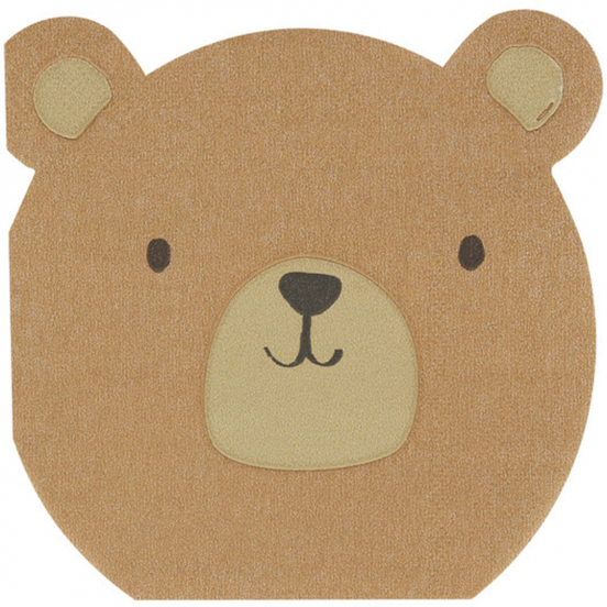 meri meri servetten woodland bear - 16st
