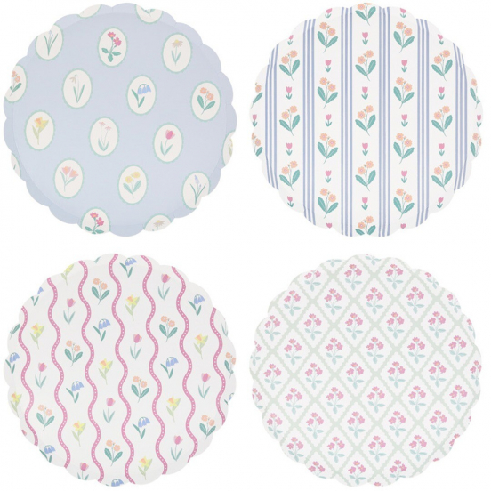 meri meri bordjes bloomsbury - small - 8st