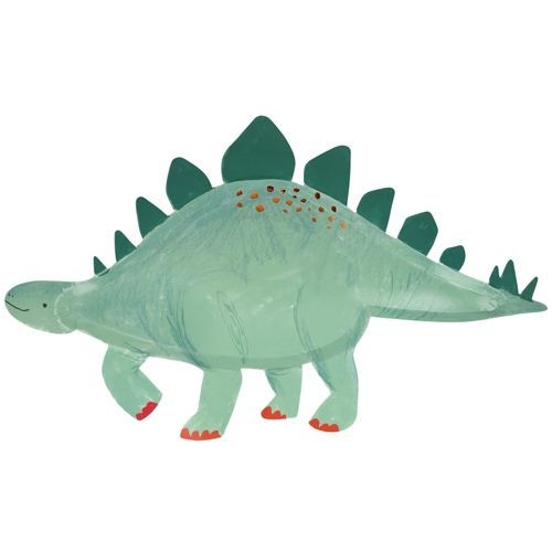 meri meri bordjes stegosaurus - 4st