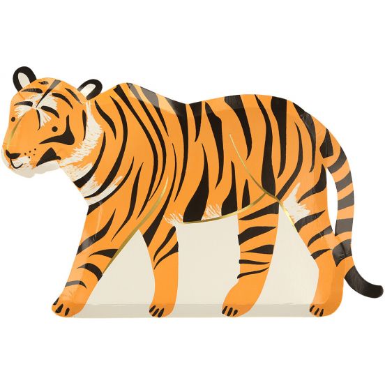 meri meri bordjes tijger – 8st