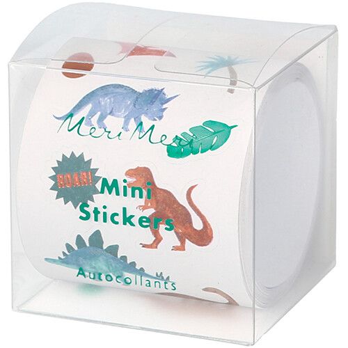 meri meri rol mini stickers dinosaurussen 