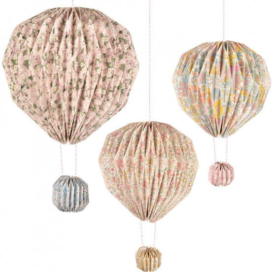 meri meri ballonnen liberty origami - 3st