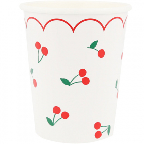 meri meri bekers cherry - 8st