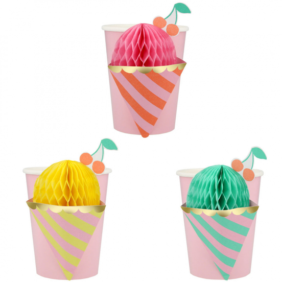 meri meri bekers ice cream - 8st