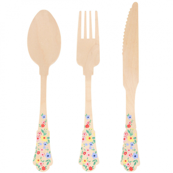 meri meri bestek elegant floral - 24st