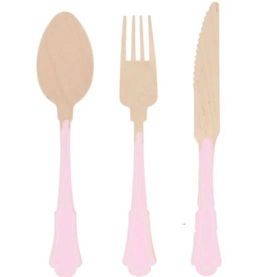 meri meri bestek elegant pink - 24st