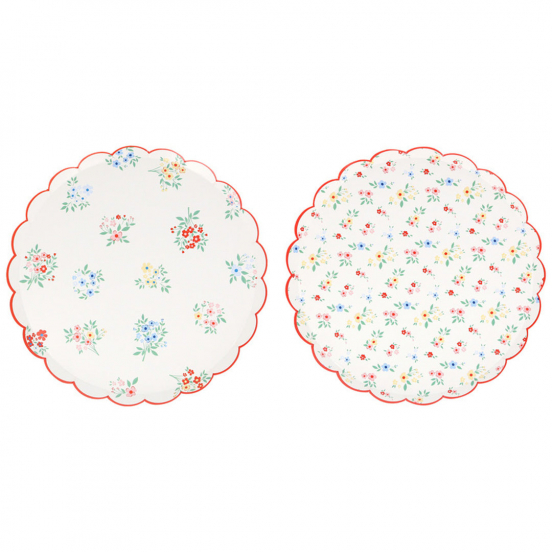 meri meri borden ditsy posy - small - 8st
