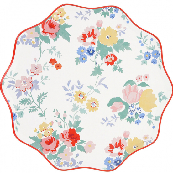 meri meri borden vintage floral - small - 8st