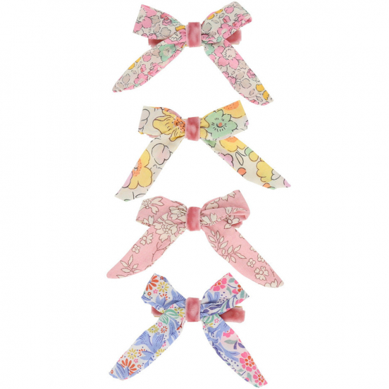 meri meri haarclips strikjes - 4st