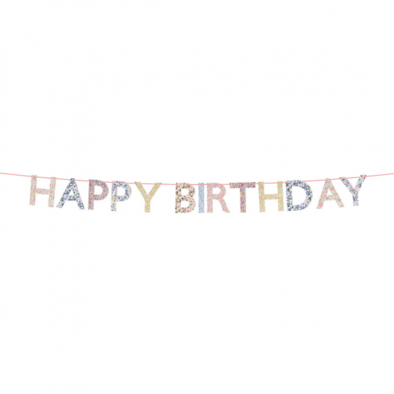 meri meri slinger liberty - happy birthday