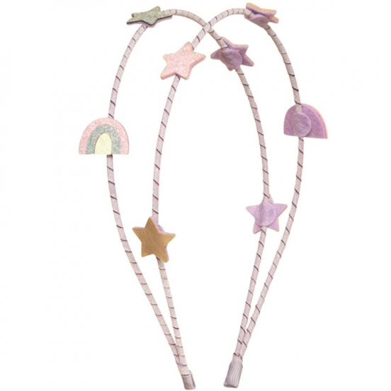 mimi & lula diadeem alice - rainbow & star