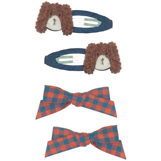 mimi & lula haarclipjes cockapoo - 4st 