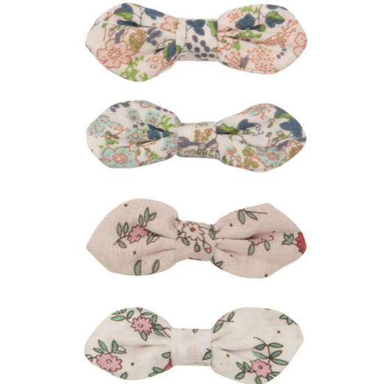 mimi & lula haarclipjes flora bow - 4st