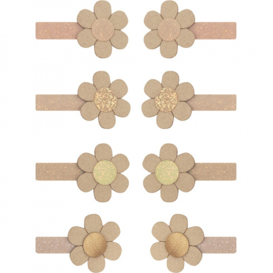 mimi & lula haarclipjes mini daisy - 8st 