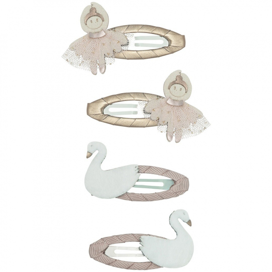 mimi & lula haarclipjes swan lake - 4st 