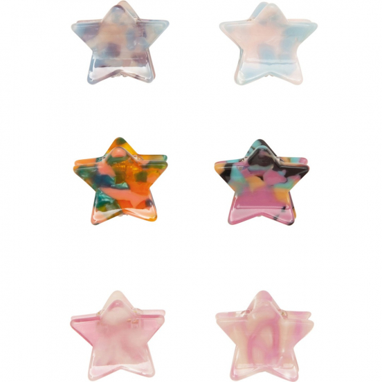 mimi & lula haarclips mini star - 6st