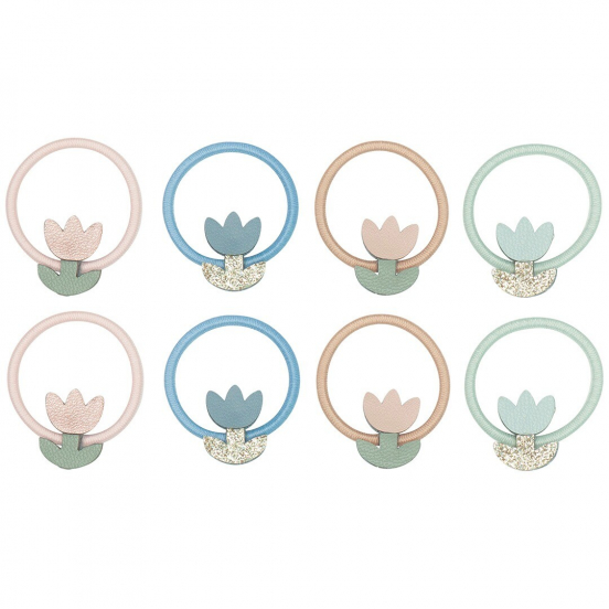 mimi & lula haarelastiekjes mini tulp - 8st