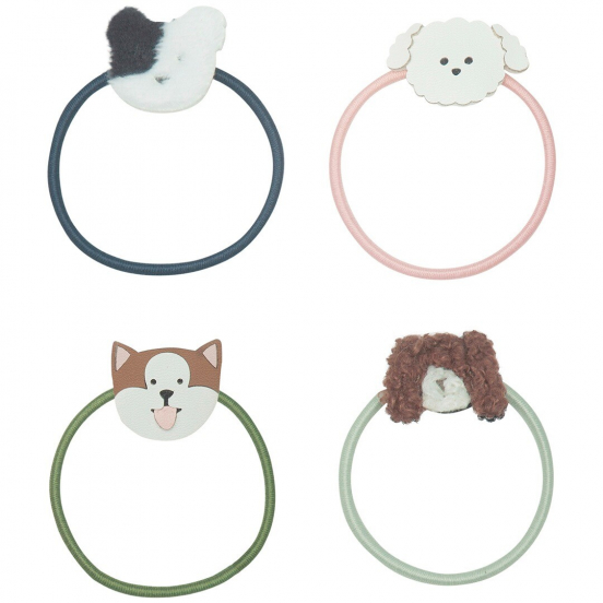 mimi & lula haarelastiekjes puppy - 4st 