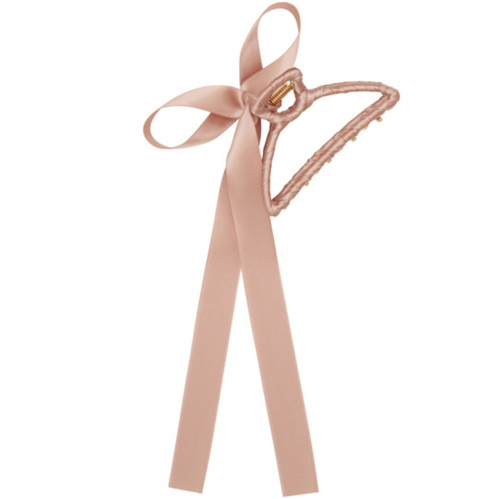 mimi & lula haarklem strik - dusky pink