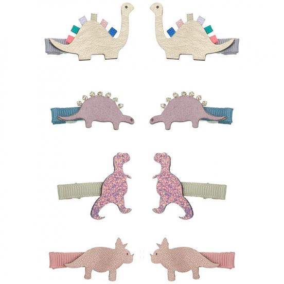 mimi & lula haarspeldjes mini dino - 8st