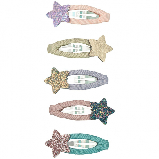 mimi & lula haarspeldjes mini stellina pastel - 5st 