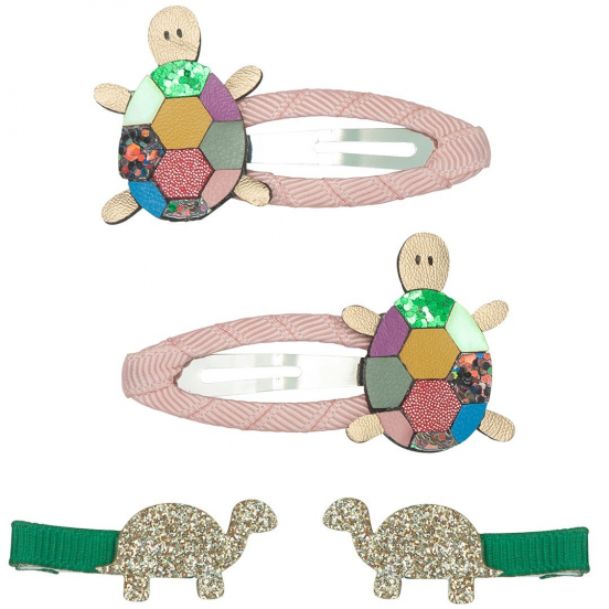 mimi & lula haarspeldjes schildpad - 4st