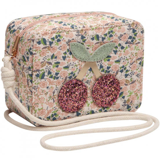 mimi & lula schoudertasje floral cherries