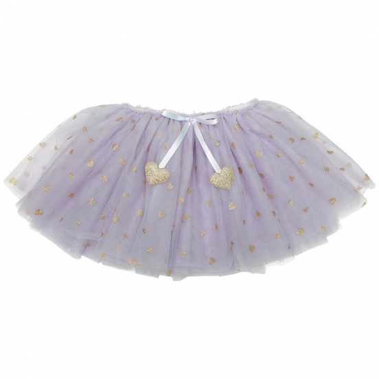 mimi & lula tule kinderrok lilac heart