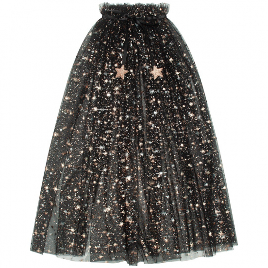 mimi & lula verkleedcape zwart aurora   
