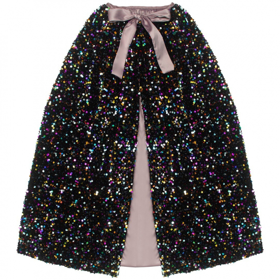 mimi & lula verkleedcape rainbow dazzle sequin