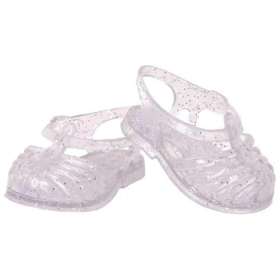 minikane poppensandalen sun - pailleté - 34 cm