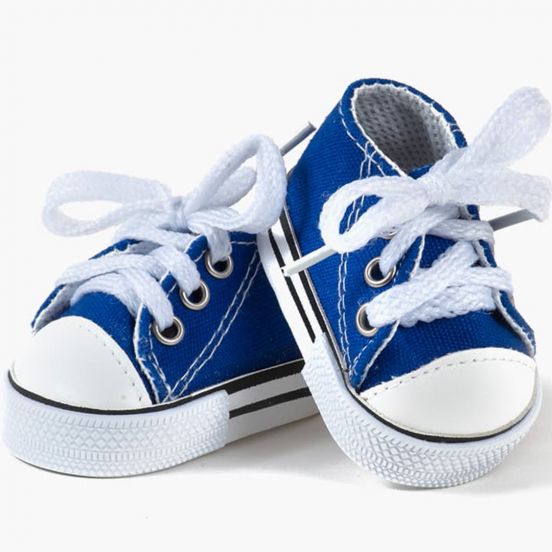 minikane poppensneakers bleu roi - 34 cm en 37 cm