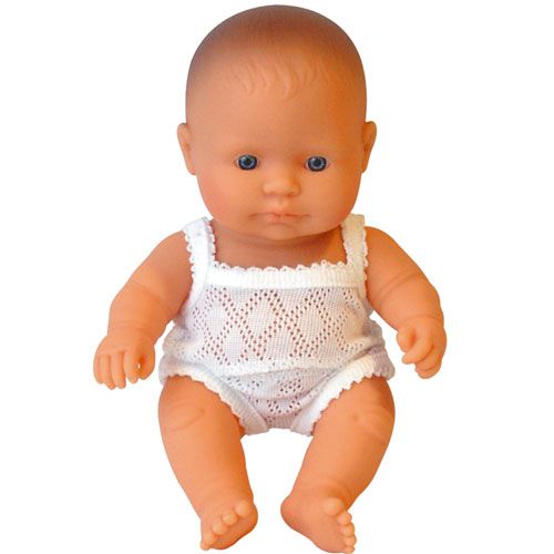 miniland babypop europees met ondergoed meisje - 21 cm
