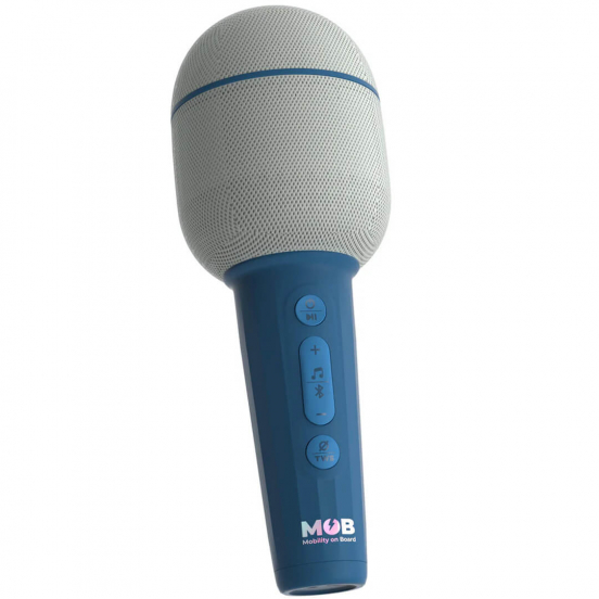 mob karaoke microfoon - blauw