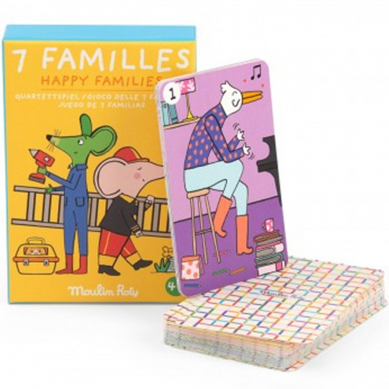 moulin roty kaartspel 7 families les loufoques