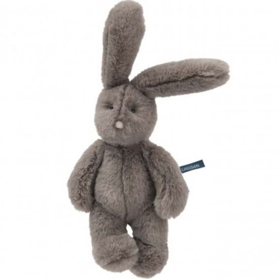 moulin roty knuffelkonijn arthur et louison - gris - 23 cm